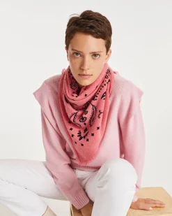 Pull Cachemire Avec Epaulette Col Rond