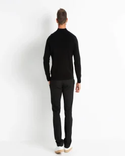 Pull Cachemire Col Camionneur Bouton