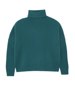 Pull Cachemire Col Cheminee Oversize, 4 Fils