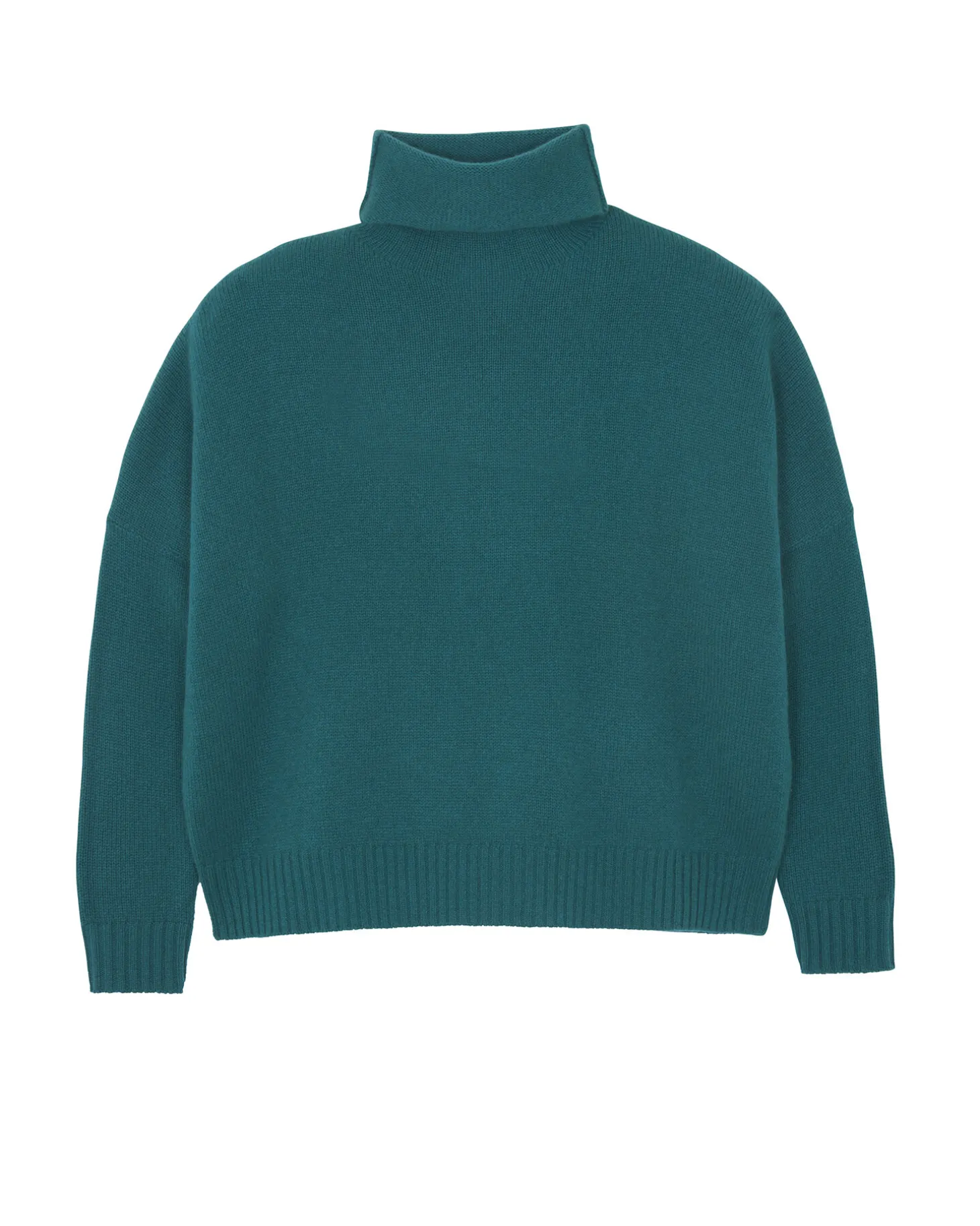 Pull Cachemire Col Cheminee Oversize, 4 Fils