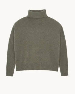 Pull Cachemire Col Cheminee Oversize, 4 Fils