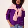 Pull Cachemire Col Cheminee Oversize, 4 Fils