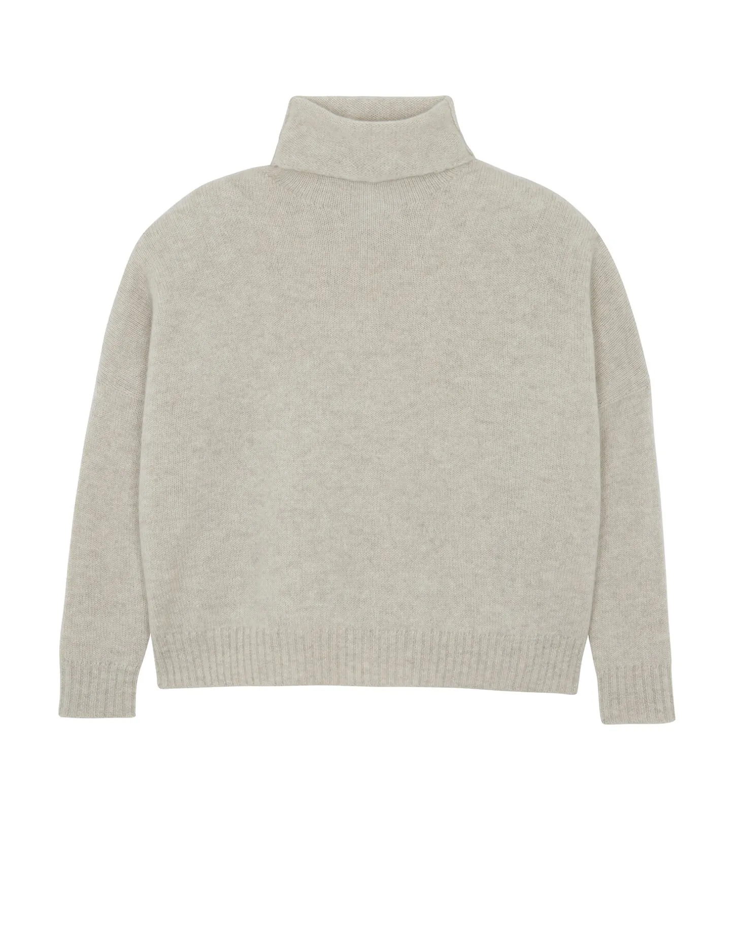 Pull Cachemire Col Cheminee Oversize, 4 Fils