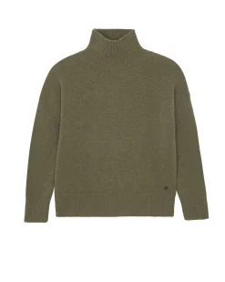 Pull Cachemire Col Cheminee Oversize, 8 Fils