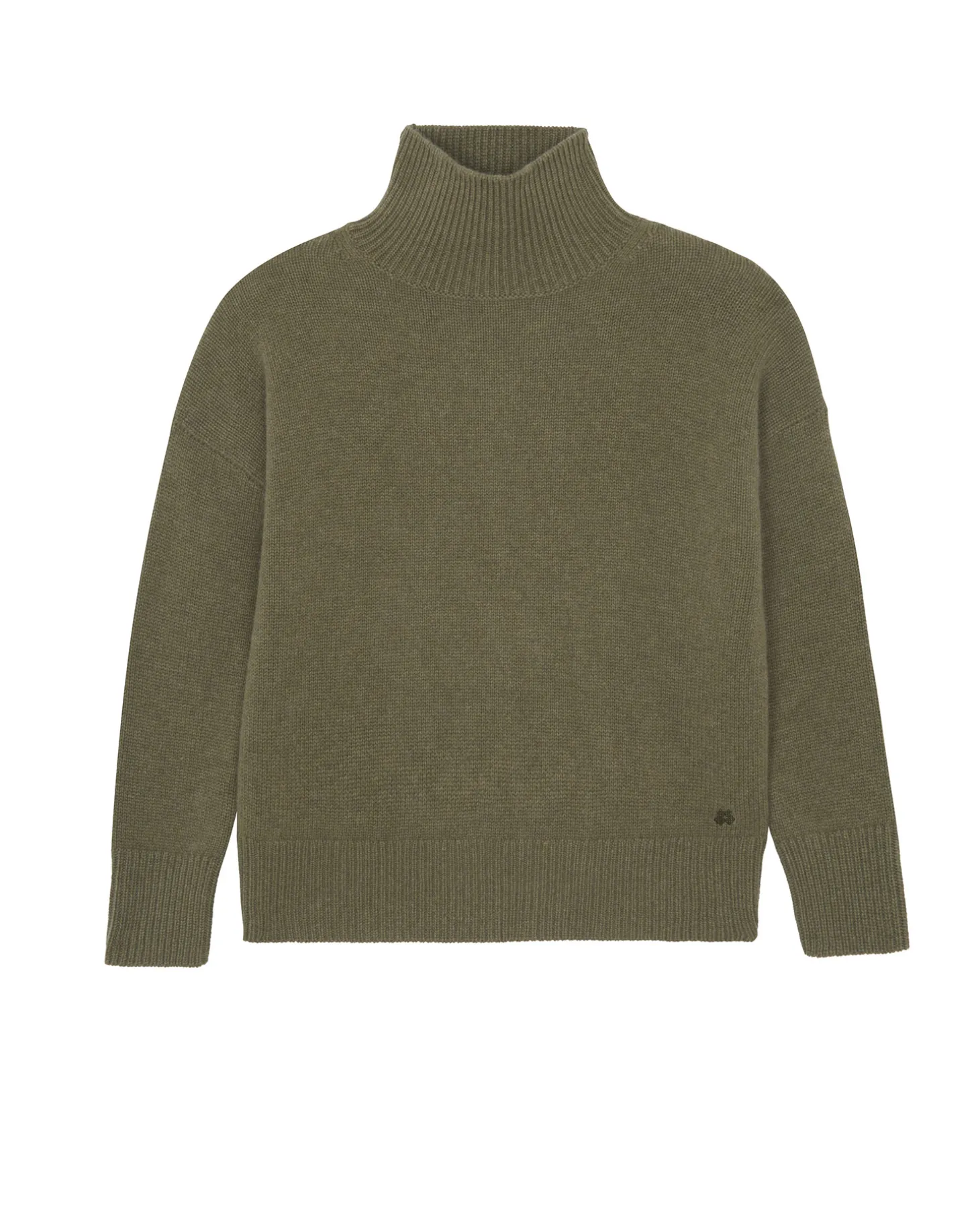 Pull Cachemire Col Cheminee Oversize, 8 Fils