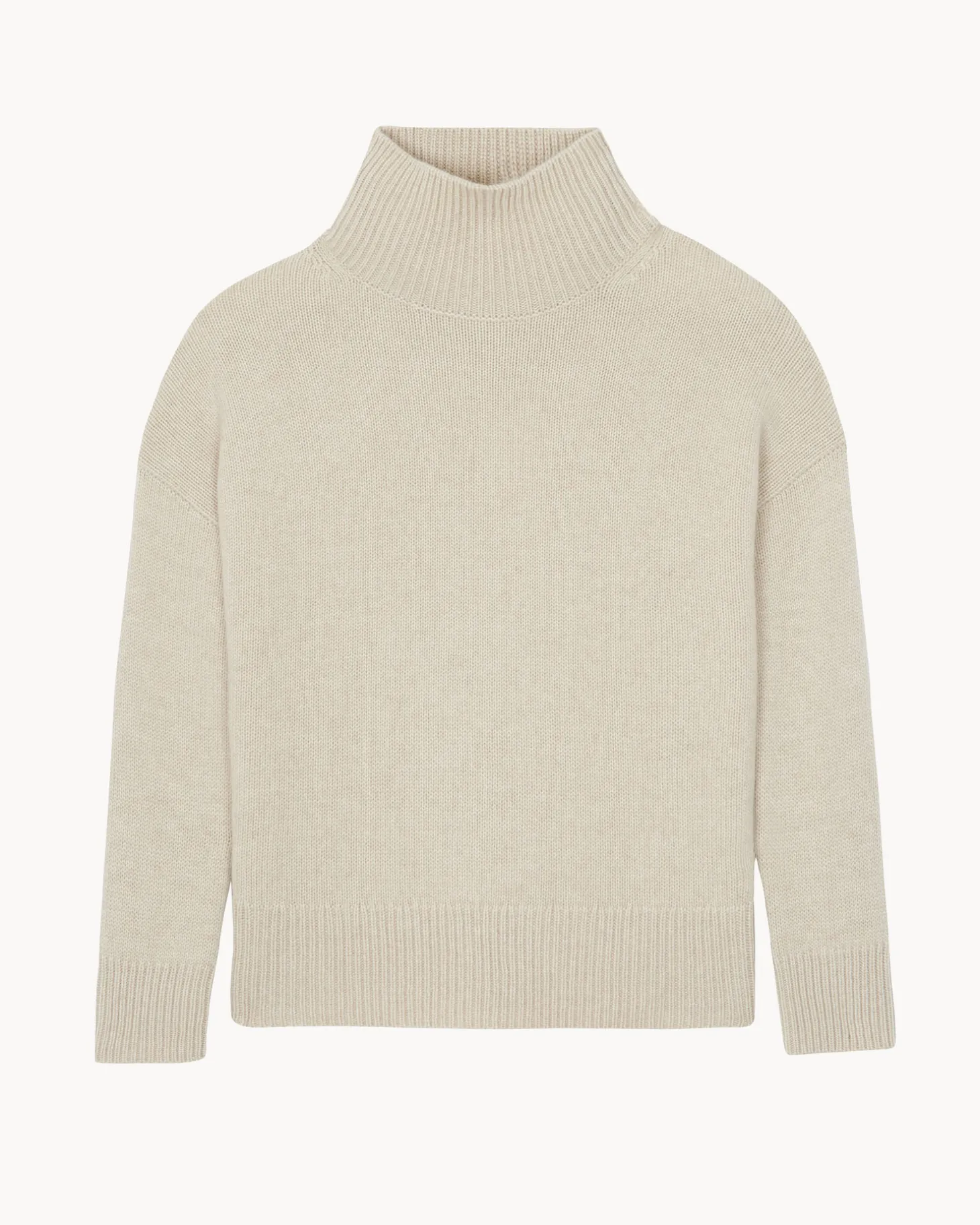 Pull Cachemire Col Cheminee Oversize, 8 Fils