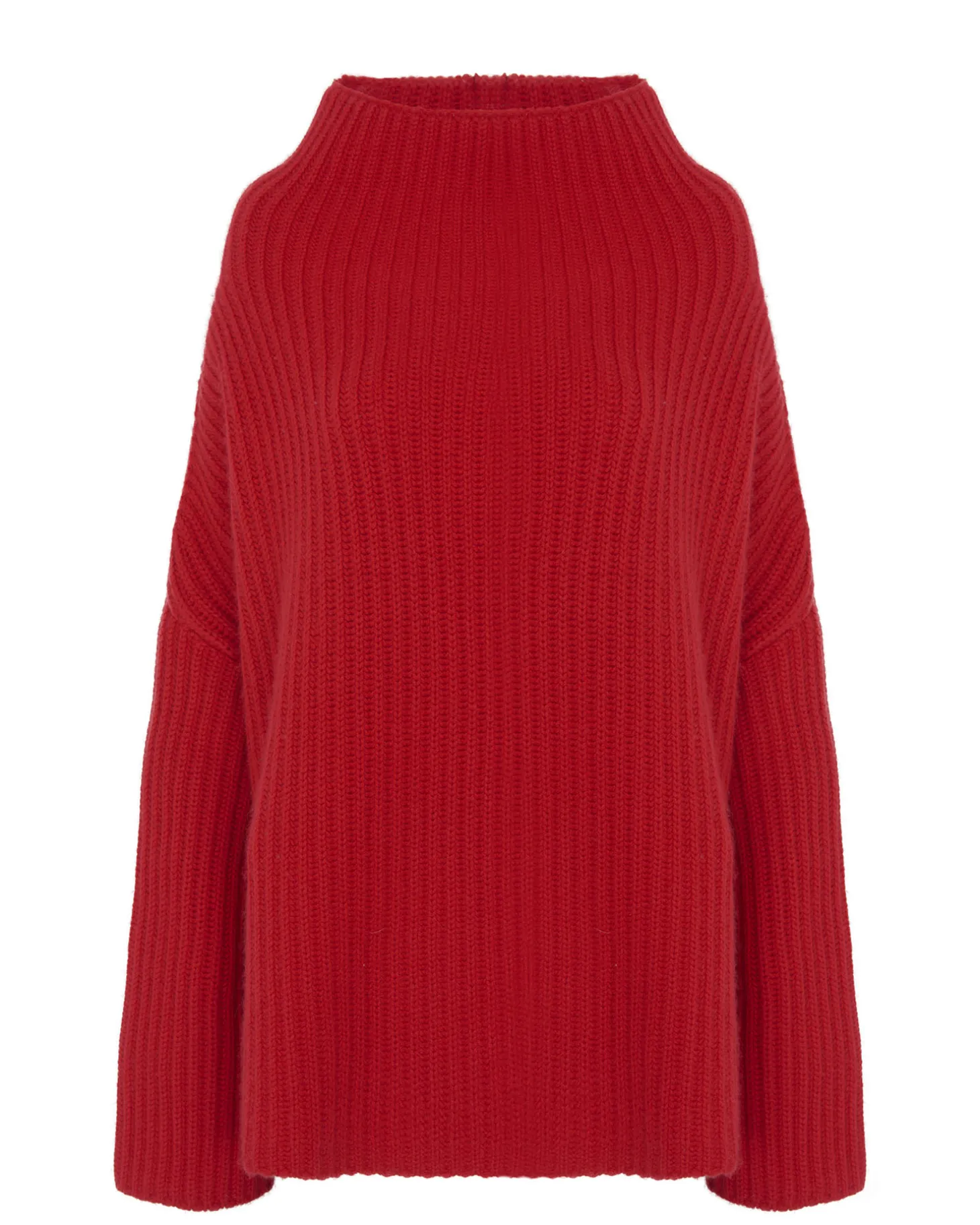 Pull Cachemire Col Cheminee Oversize, 10 Fils