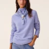Pull Cachemire Col Cheminee, 4 Fils