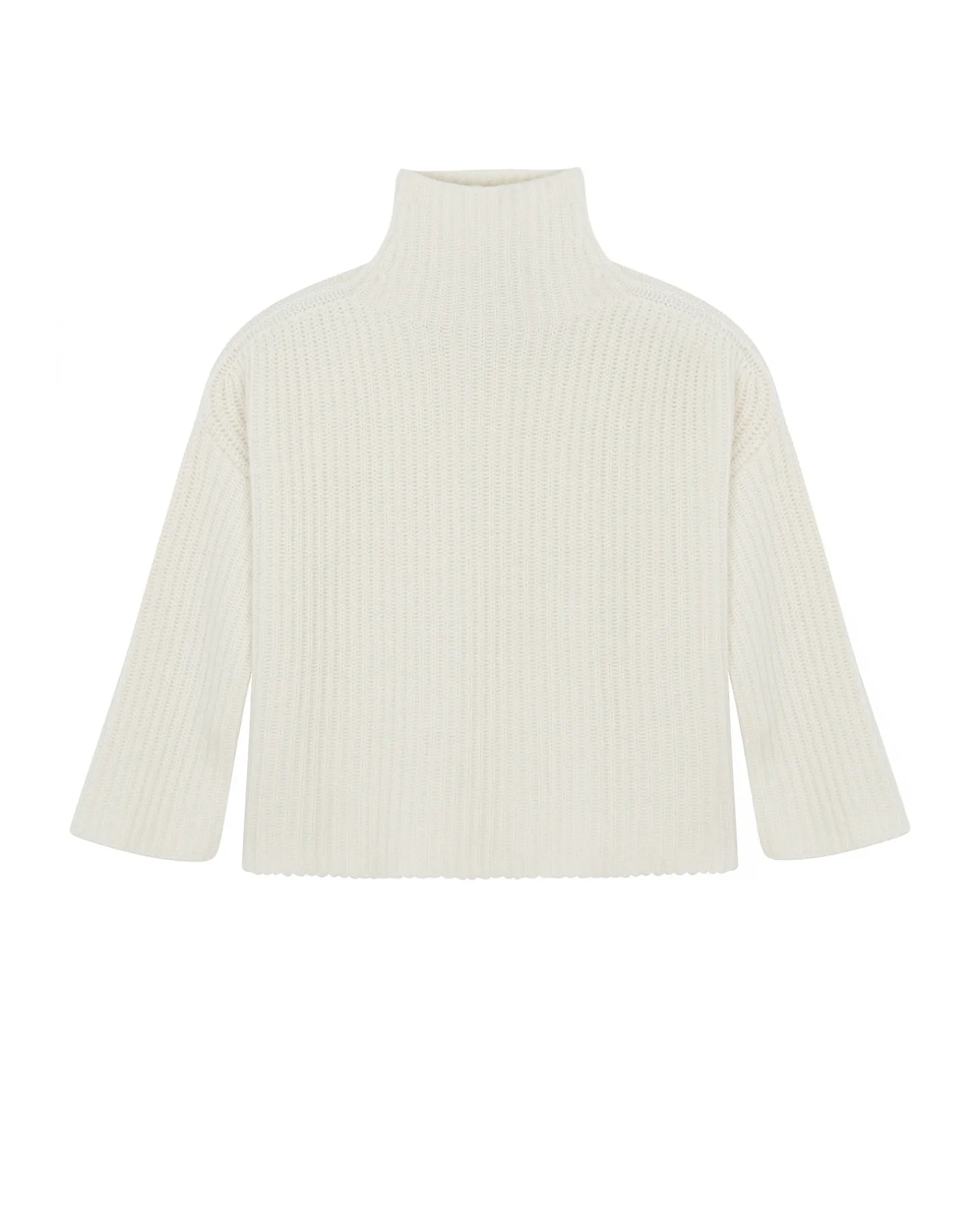 Pull Cachemire Col Cheminee Oversize, 10 Fils