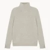 Pull Cachemire Col Cheminee, 4 Fils
