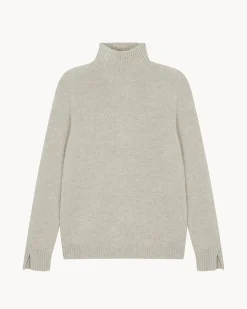 Pull Cachemire Col Cheminee, 4 Fils