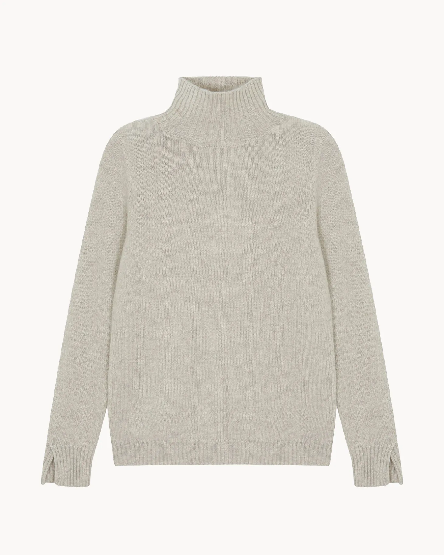 Pull Cachemire Col Cheminee, 4 Fils