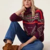 Pull Cachemire Col Cheminee, 4 Fils