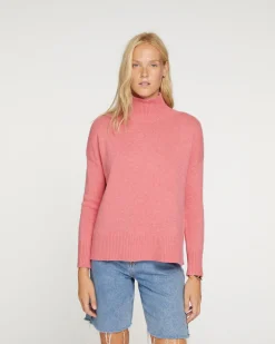 Pull Cachemire Col Cheminee Oversize