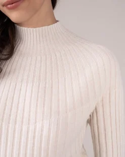 Pull Cachemire Col Cheminee Cotele