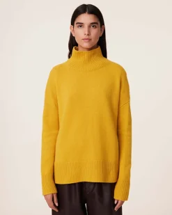 Pull Cachemire Col Cheminee Oversize, 8 Fils