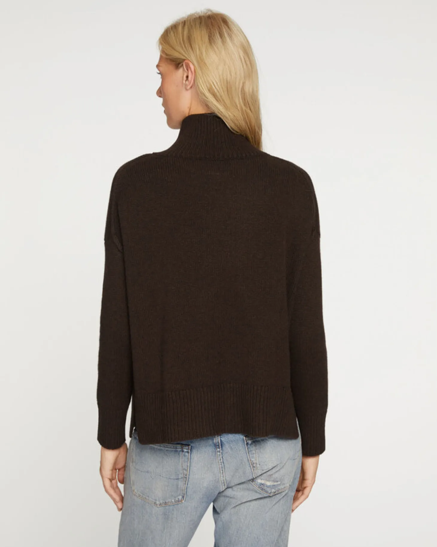 Pull Cachemire Col Cheminee Oversize
