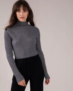Pull Cachemire Col Cheminee Cotele