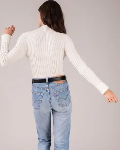 Pull Cachemire Col Cheminee Cotele