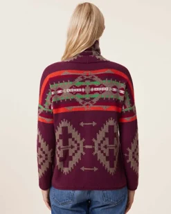 Pull Cachemire Col Cheminee, 4 Fils