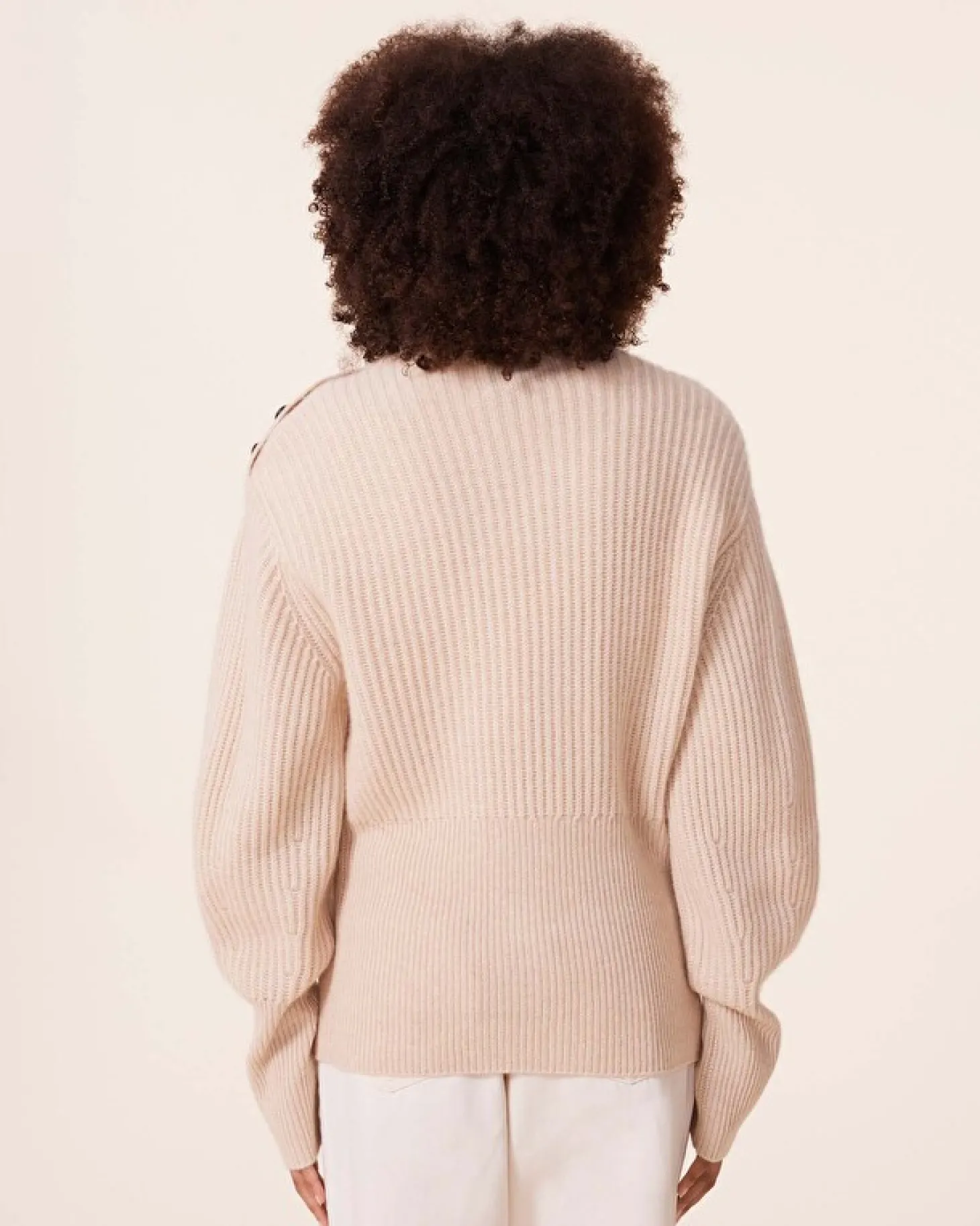 Pull Cachemire Col Cheminee, 6 Fils