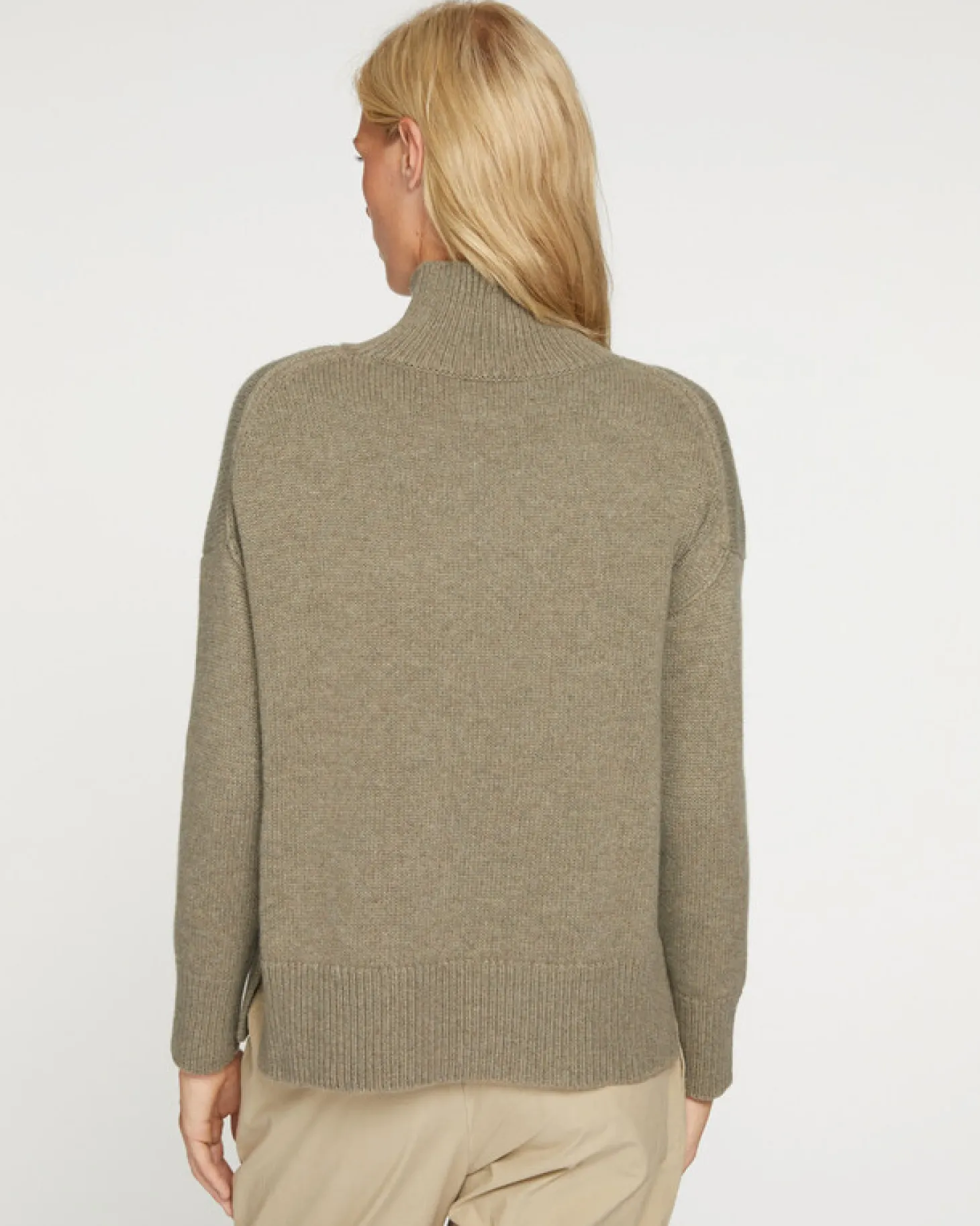 Pull Cachemire Col Cheminee Oversize