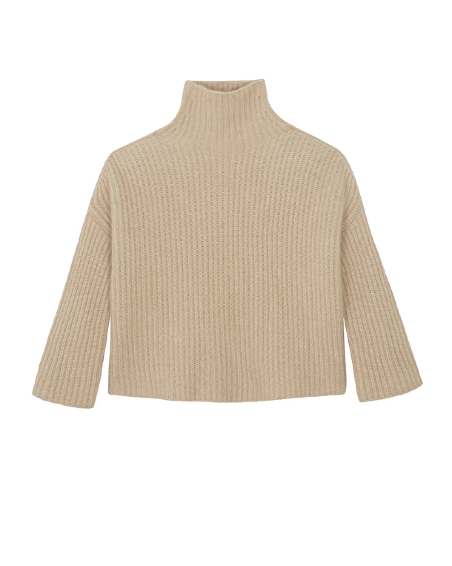 Pull Cachemire Col Cheminee Oversize, 10 Fils