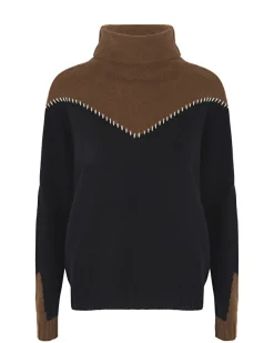 Pull Cachemire Col Cheminee, 4 Fils