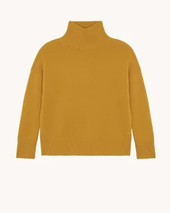 Pull Cachemire Col Cheminee Oversize, 8 Fils