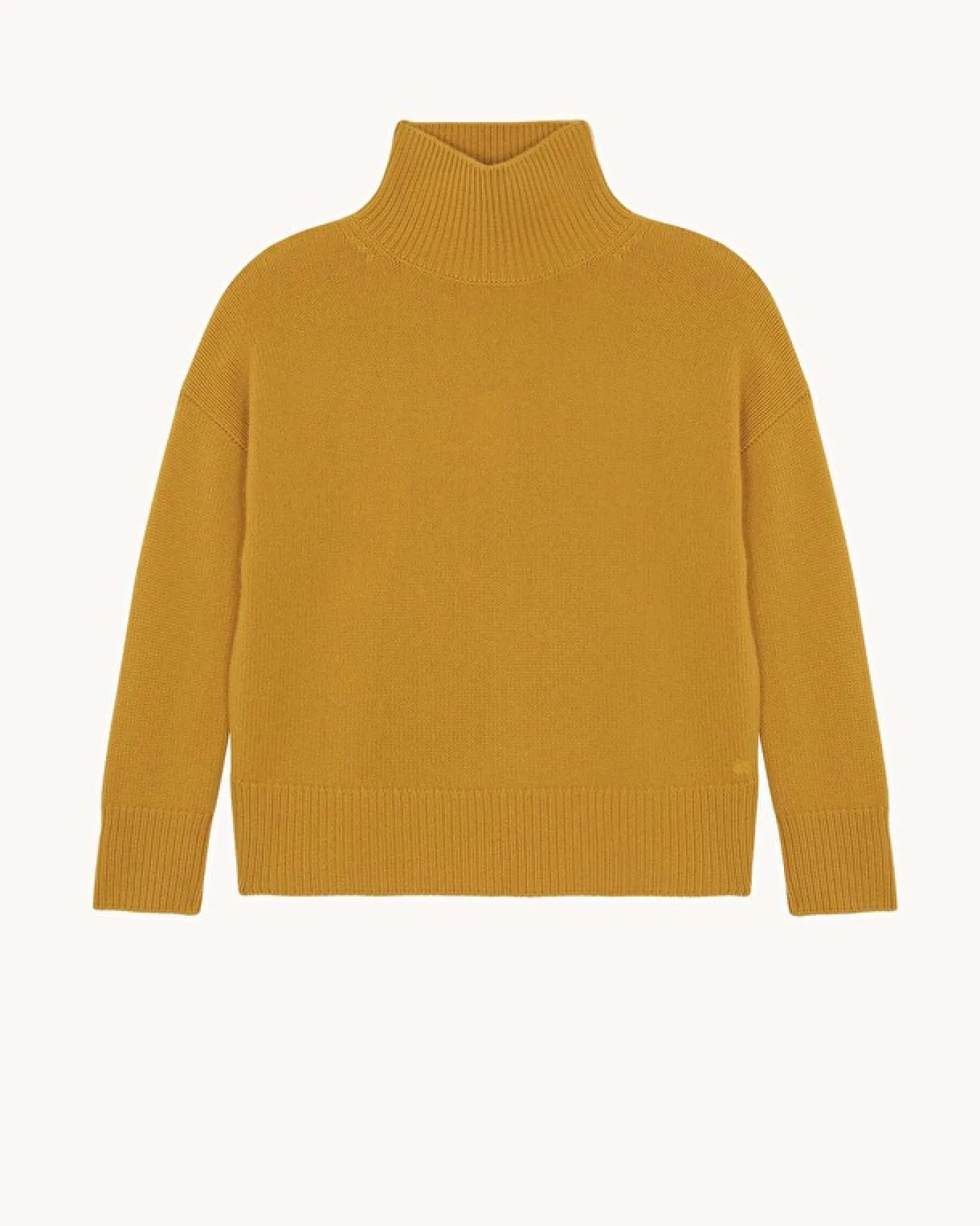 Pull Cachemire Col Cheminee Oversize, 8 Fils