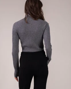 Pull Cachemire Col Cheminee Cotele