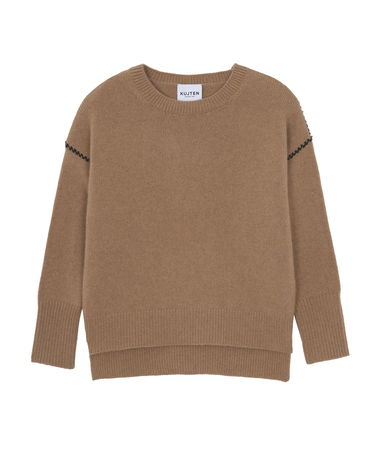 Pull Cachemire Col Rond, 6 Fils