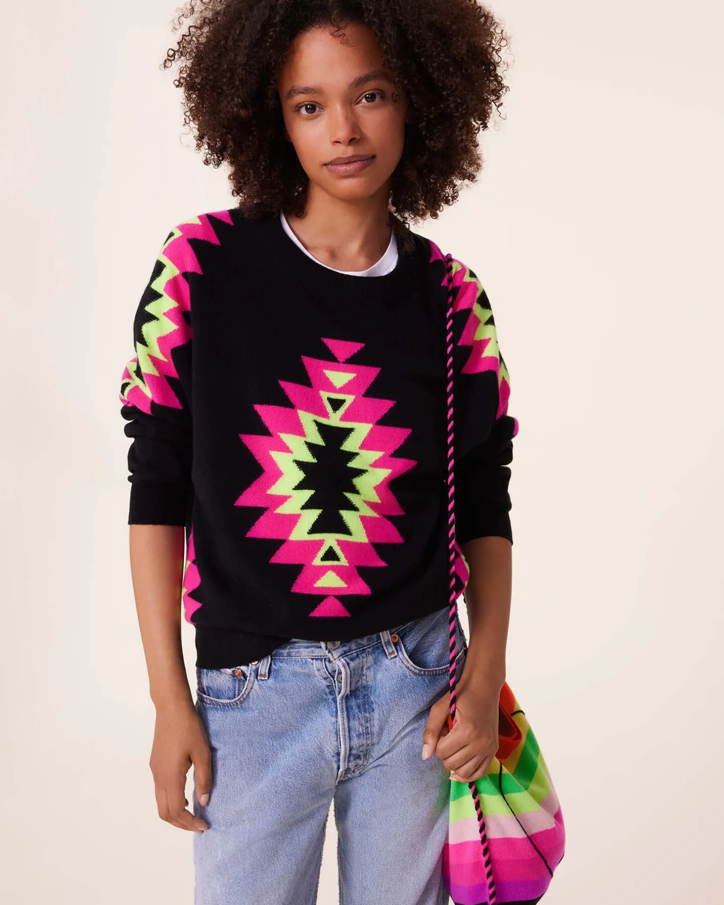 Pull Cachemire Col Rond, 2 Fils