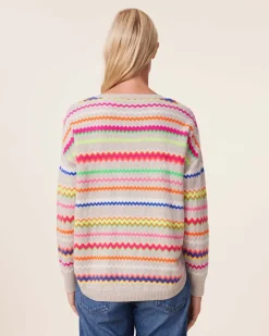 Pull Cachemire Col Rond, 2 Fils