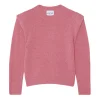 Pull Cachemire Col Rond A Epaulettes