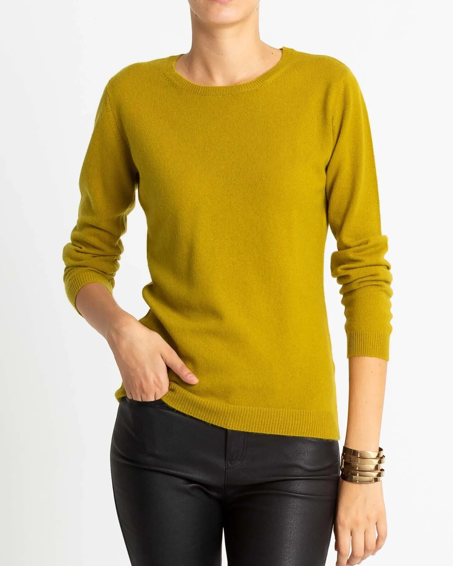 Pull Cachemire Col Rond Basic