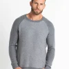 Pull Cachemire Col Rond Chevron