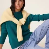 Pull Cachemire Col Rond Femme, 4 Fils