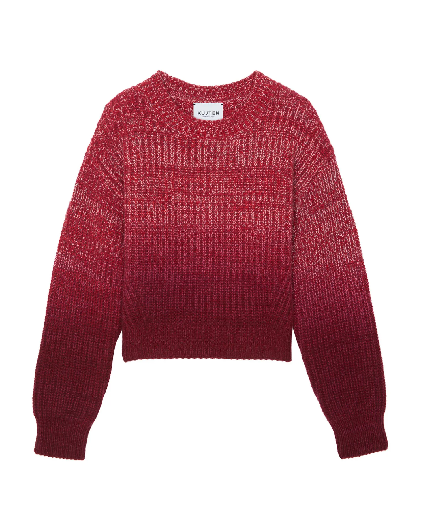 Pull Cachemire Col Rond Femme Cropped