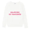 Pull Cachemire Col Rond Femme Imprime