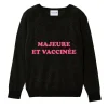 Pull Cachemire Col Rond Femme Imprime