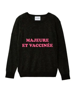 Pull Cachemire Col Rond Femme Imprime