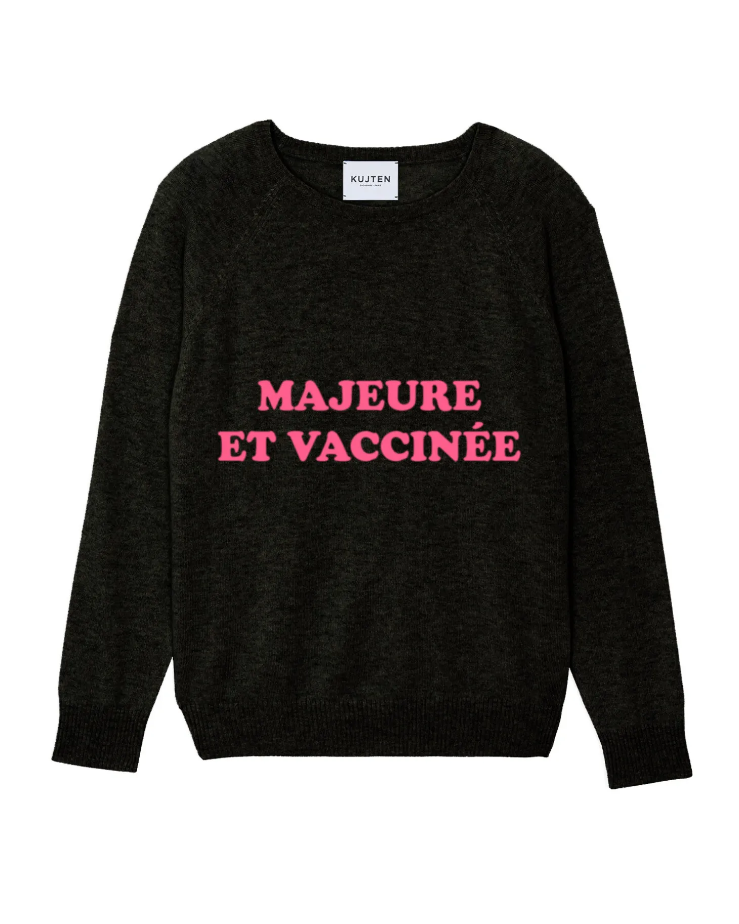 Pull Cachemire Col Rond Femme Imprime