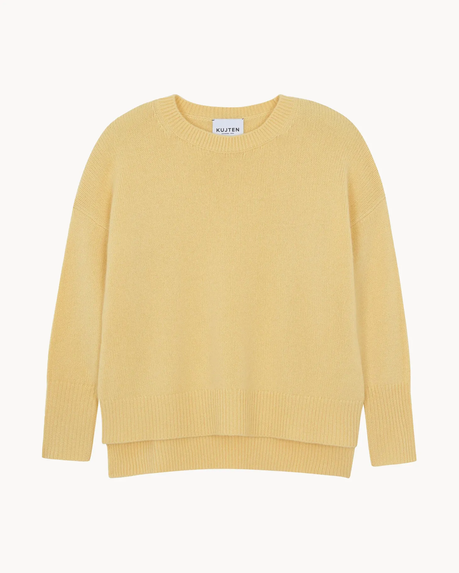 Pull Cachemire Col Rond Femme, 4 Fils