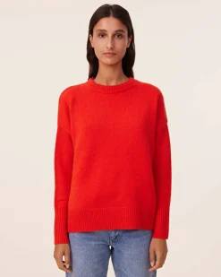 Pull Cachemire Col Rond Femme, 4 Fils