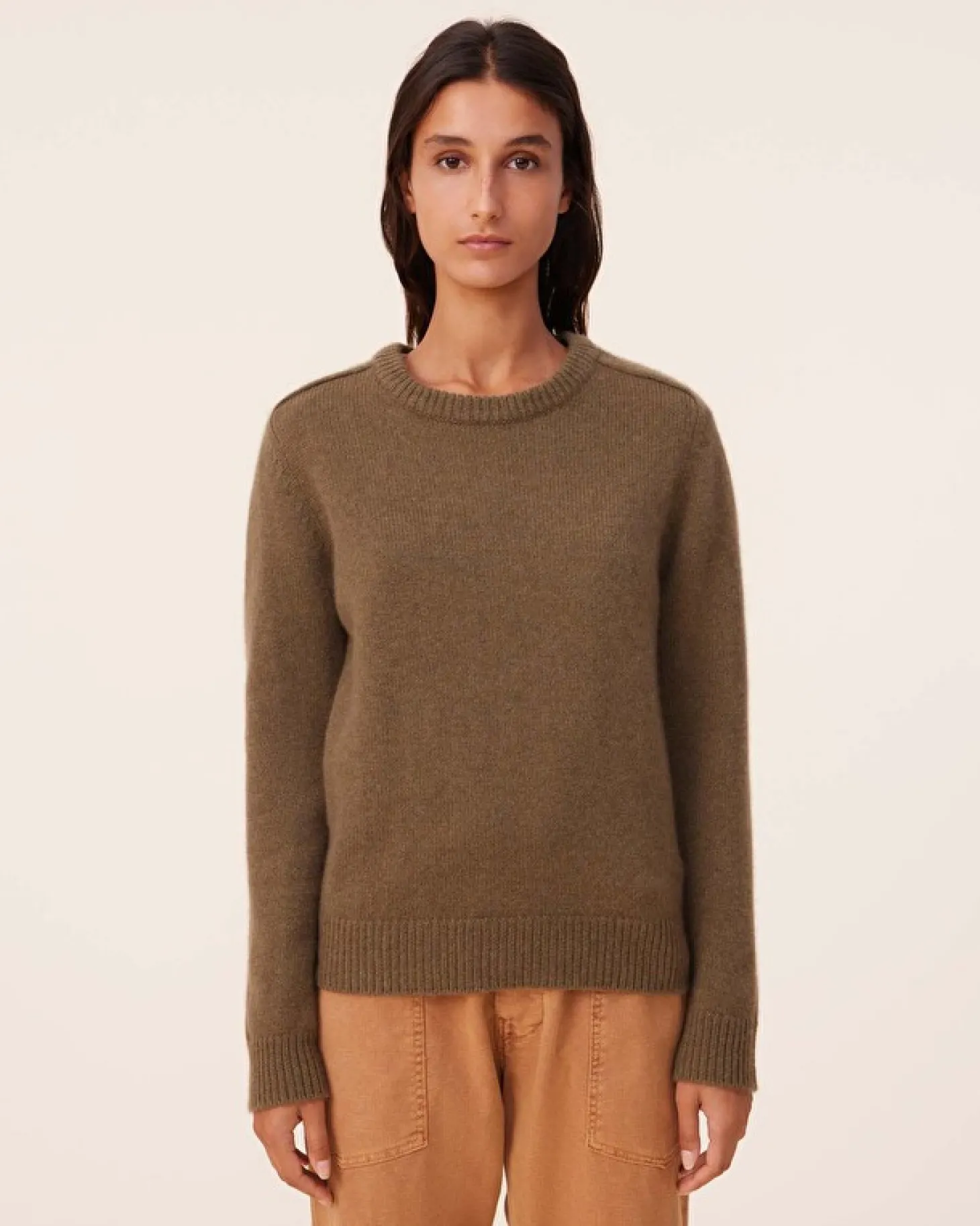 Pull Cachemire Col Rond Femme, 6 Fils