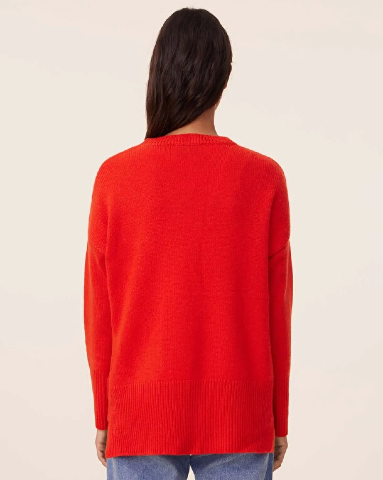 Pull Cachemire Col Rond Femme, 4 Fils