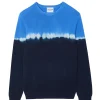 Pull Cachemire Col Rond Homme Bicolore