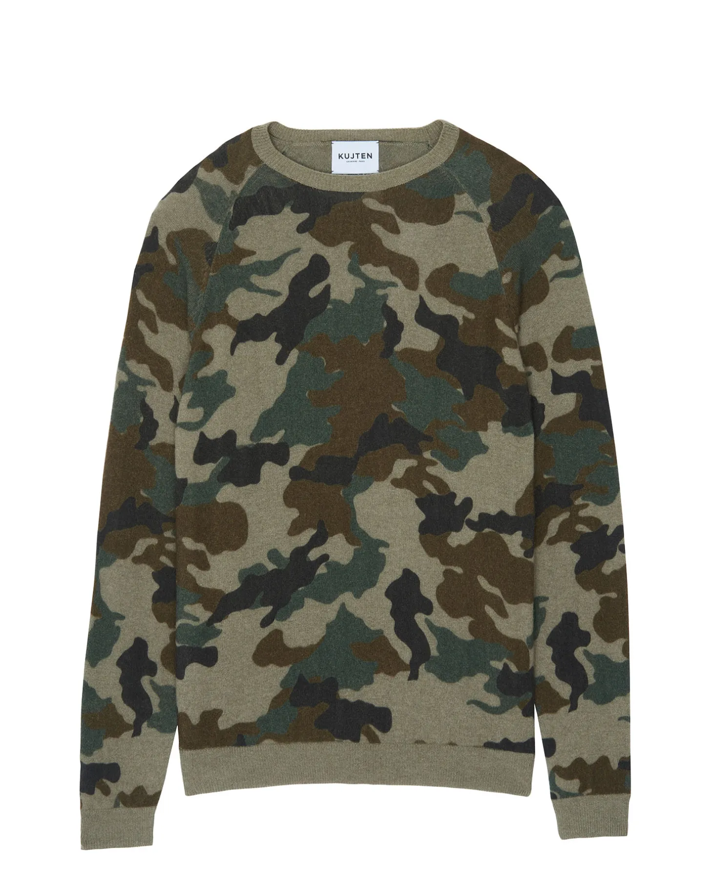 Pull Cachemire Col Rond Homme Imprime