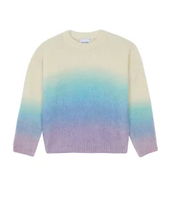 Pull Cachemire Col Rond Jersey Boucle, 2 Fils